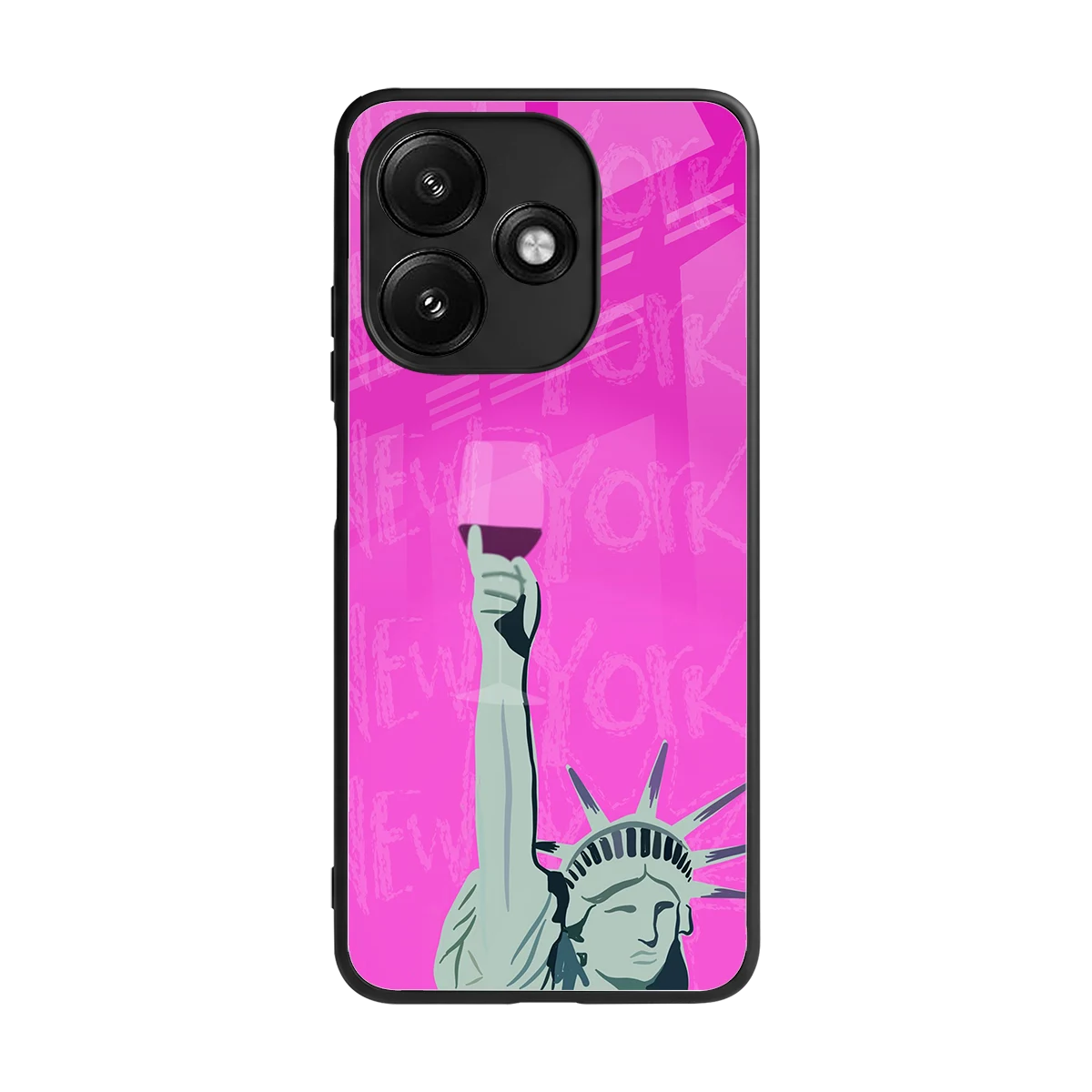Freedom Toast back phone cover | glass case for redmi 12 5g