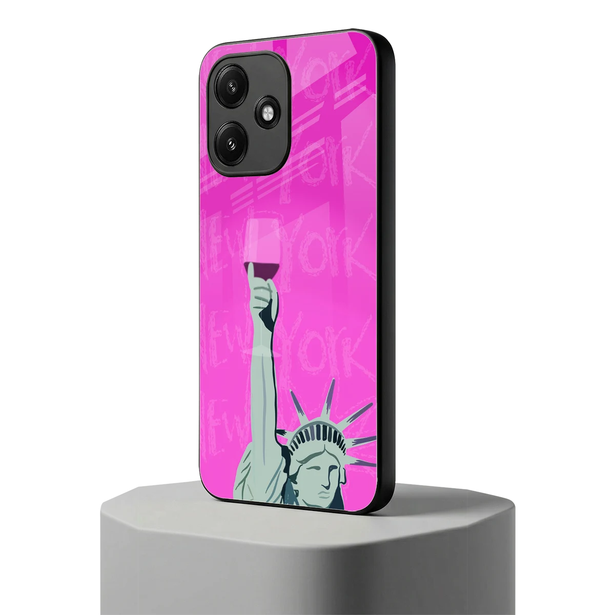 Freedom Toast redmi 12 5g mobile cover | shockproof glass phone case