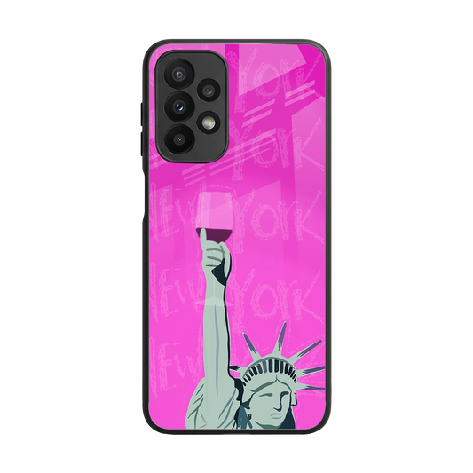 Freedom Toast back phone cover | glass case for samsung galaxy a23