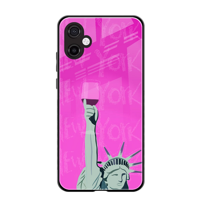 Freedom Toast back phone cover | glass case for samsung galaxy a06 5g