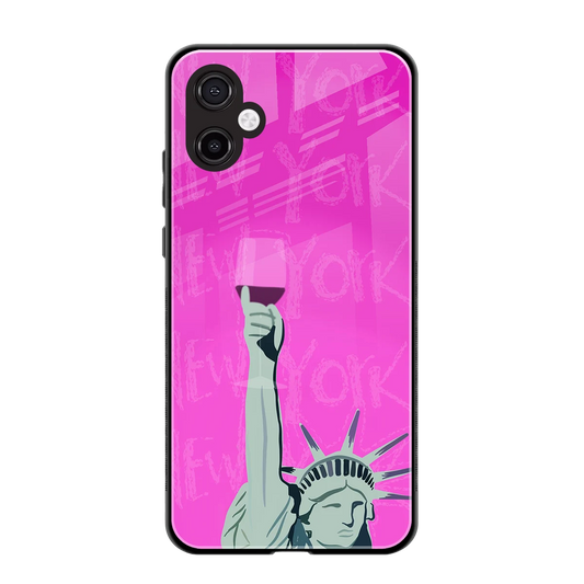 Freedom Toast back phone cover | glass case for samsung galaxy a06 5g