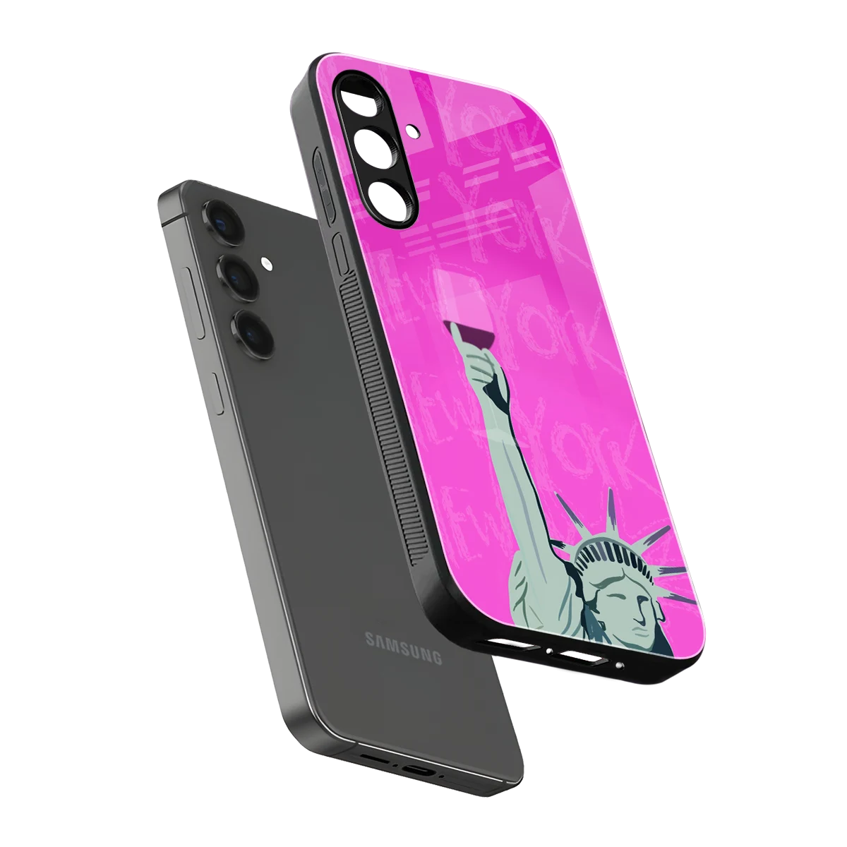 Freedom Toast sleek samsung galaxy a14 5g cover with tempered glass back and TPU edges