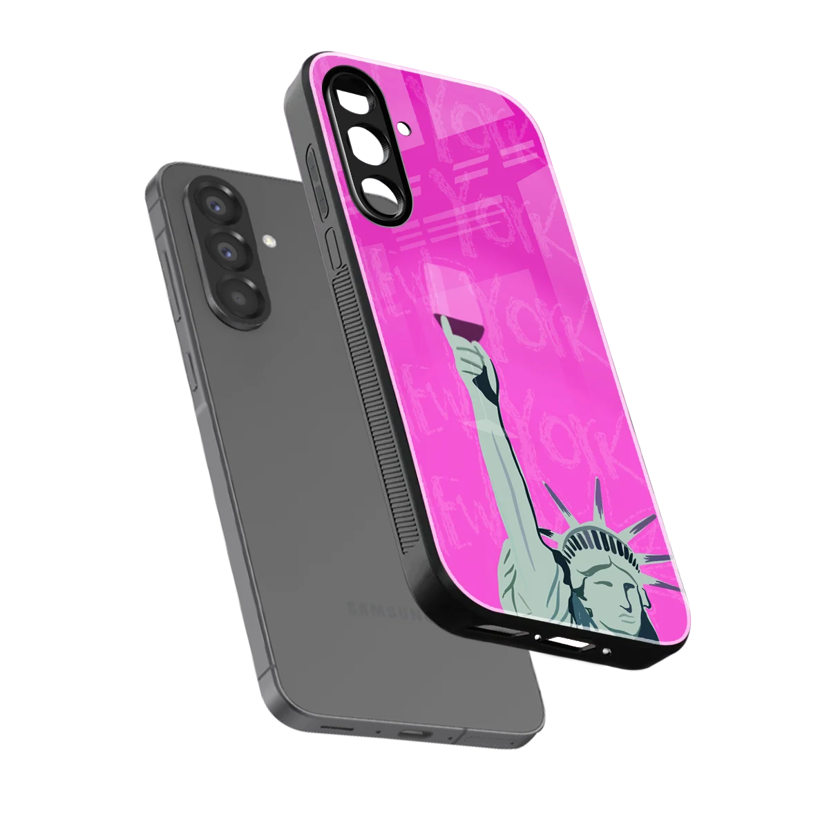 Freedom Toast sleek samsung galaxy a17 5g cover with tempered glass back and TPU edges