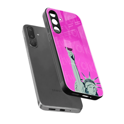 Freedom Toast sleek samsung galaxy m56 5g cover with tempered glass back and TPU edges