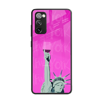 Freedom Toast back phone cover | glass case for samsung galaxy s20 fe