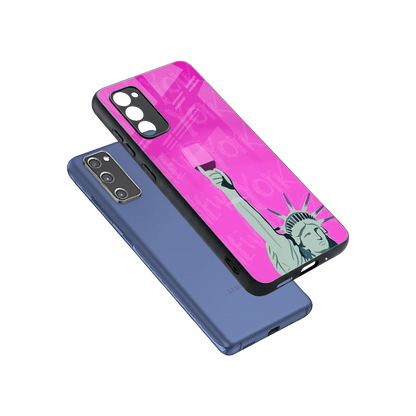 Freedom Toast sleek samsung galaxy s20 fe cover with tempered glass back and TPU edges