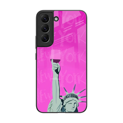 Freedom Toast back phone cover | glass case for samsung galaxy s22