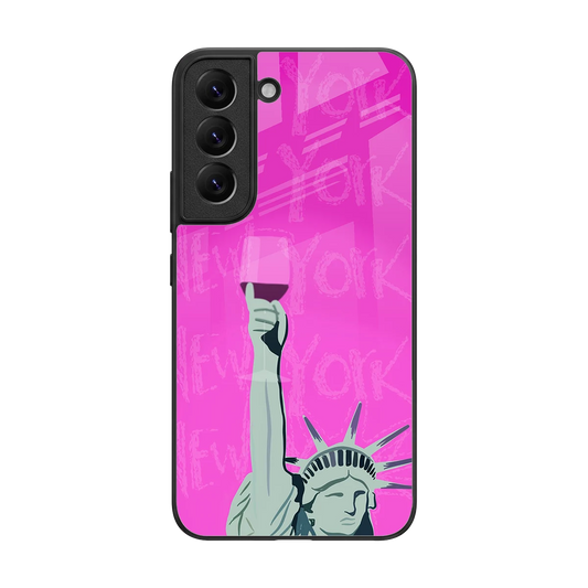 Freedom Toast back phone cover | glass case for samsung galaxy s22