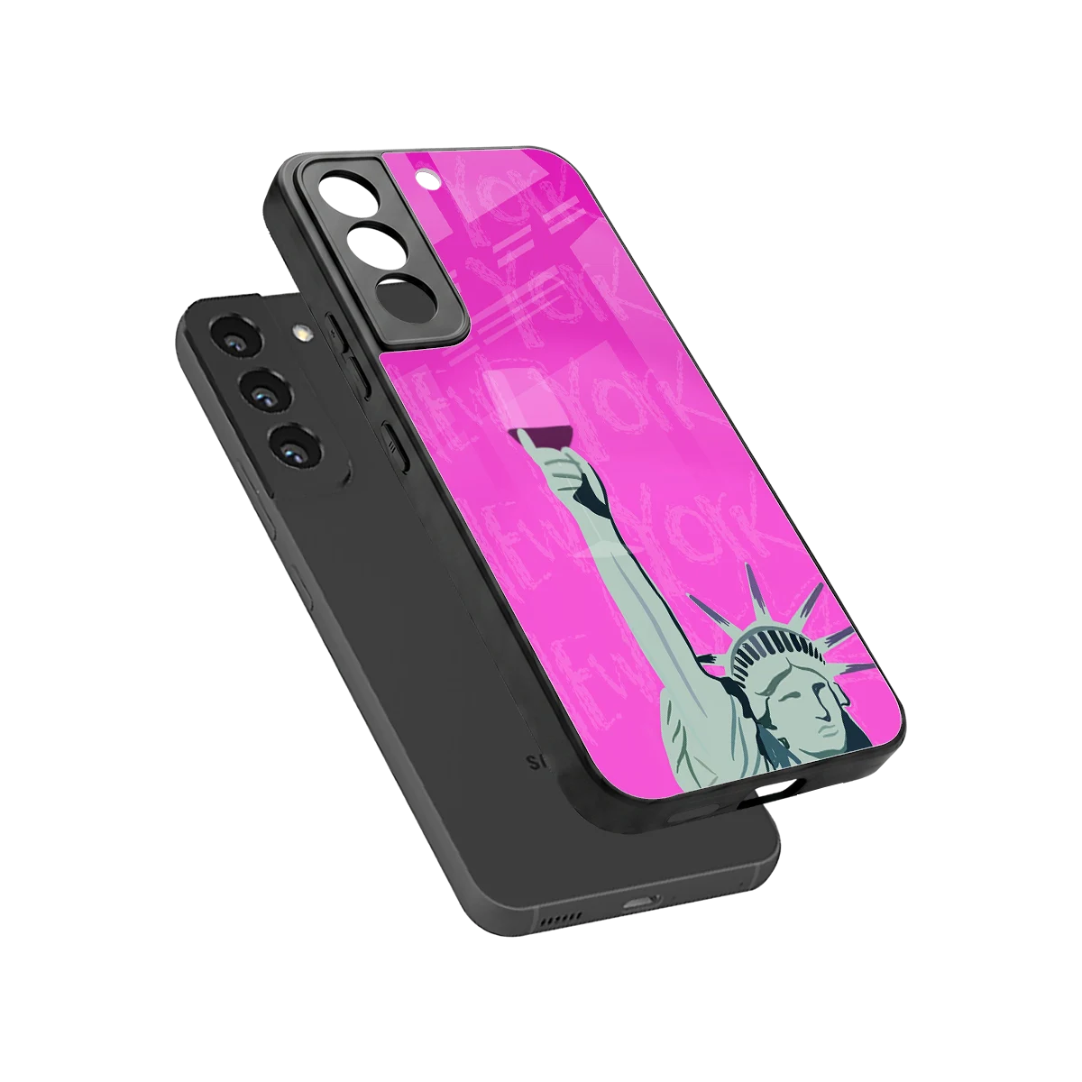Freedom Toast sleek samsung galaxy s22 cover with tempered glass back and TPU edges