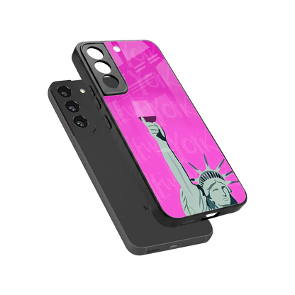 Freedom Toast sleek samsung galaxy s22 cover with tempered glass back and TPU edges