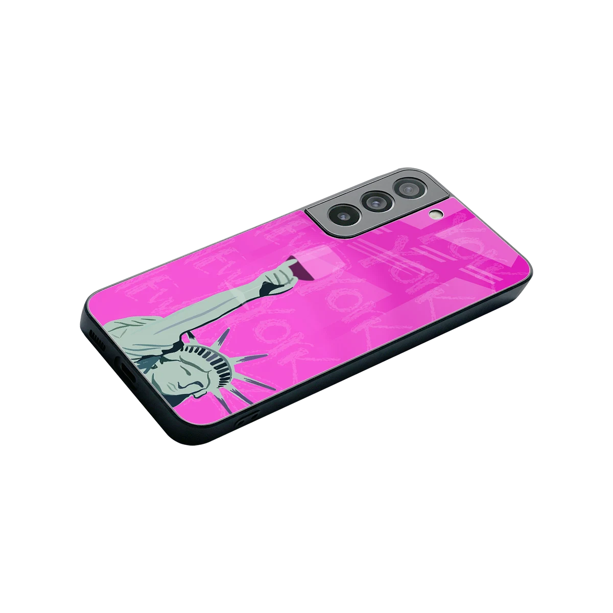Freedom Toast stylish phone case for samsung galaxy s22 | glossy glass and slim fit