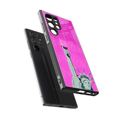 Freedom Toast sleek samsung galaxy s23 ultra cover with tempered glass back and TPU edges