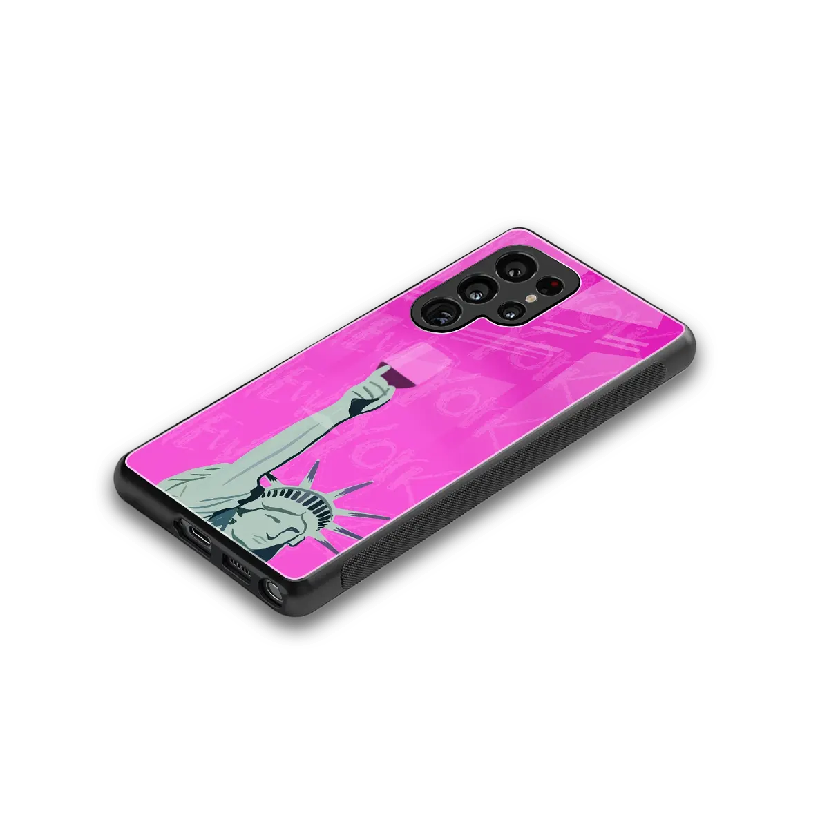 Freedom Toast stylish phone case for samsung galaxy s26 ultra | glossy glass and slim fit