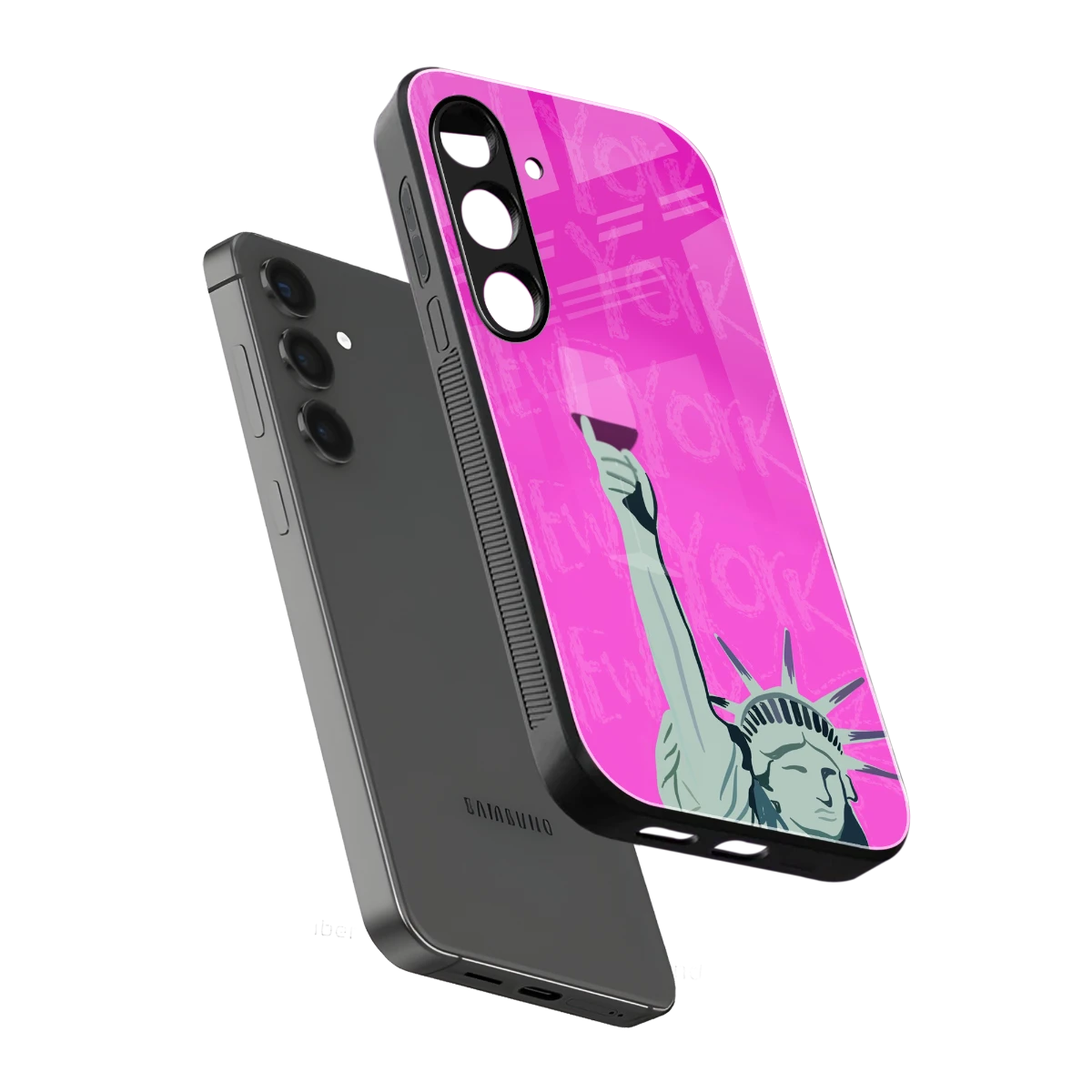 Freedom Toast sleek samsung galaxy s24 plus cover with tempered glass back and TPU edges