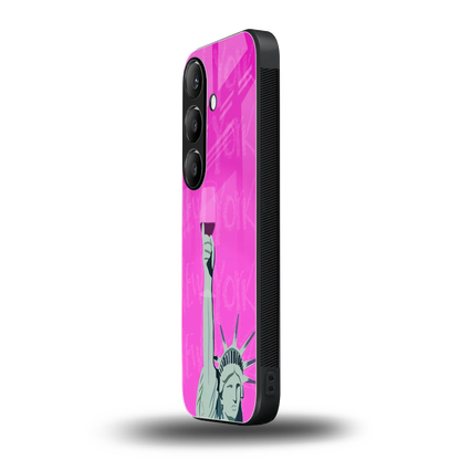 Freedom Toast samsung galaxy s24 fe mobile cover | shockproof glass phone case