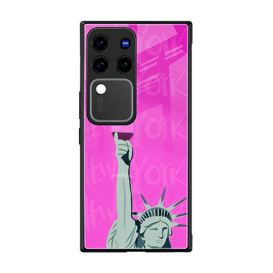 Freedom Toast back phone cover | glass case forvivo v30 pro