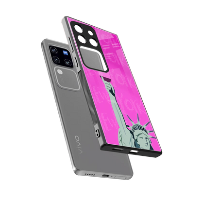 Freedom Toast sleekvivo v30 pro cover with tempered glass back and TPU edges