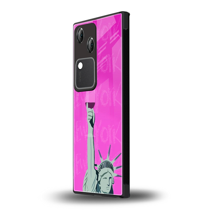 Freedom Toast vivo v30 mobile cover | shockproof glass phone case