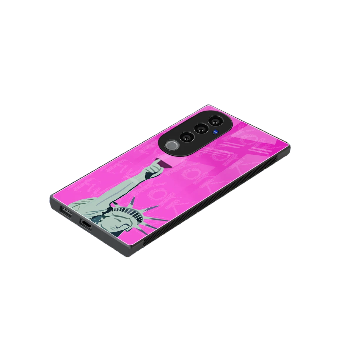 Freedom Toast stylish phone case for vivo v40 pro | glossy glass and slim fit