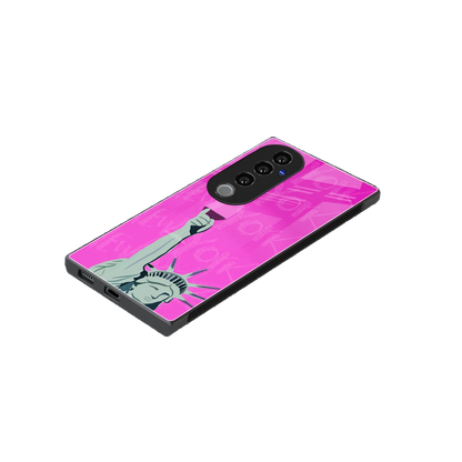 Freedom Toast stylish phone case for vivo v40 pro | glossy glass and slim fit
