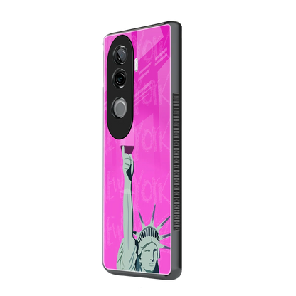 Freedom Toast vivo v40e mobile cover | shockproof glass phone case
