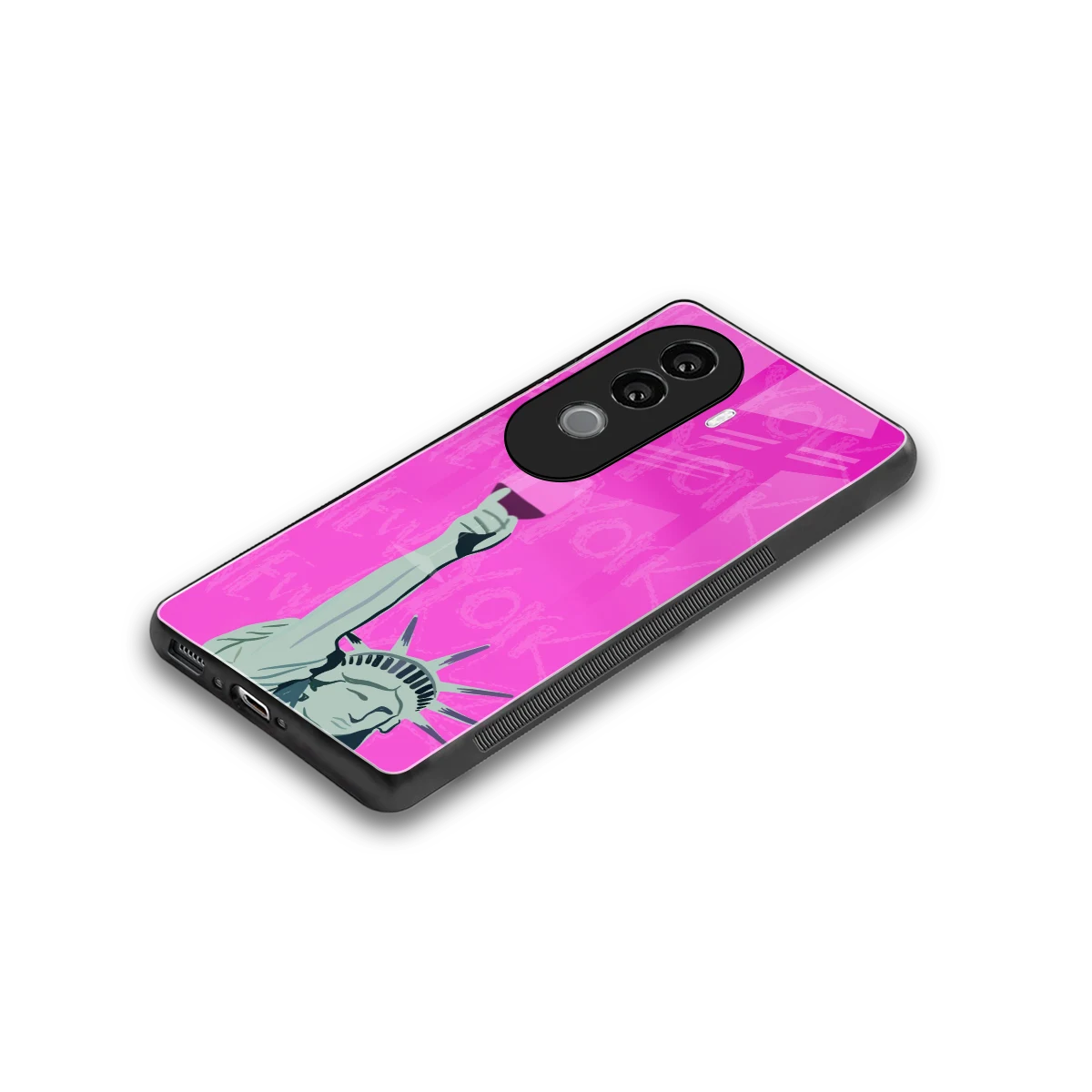 Freedom Toast stylish phone case for vivo v40e | glossy glass and slim fit