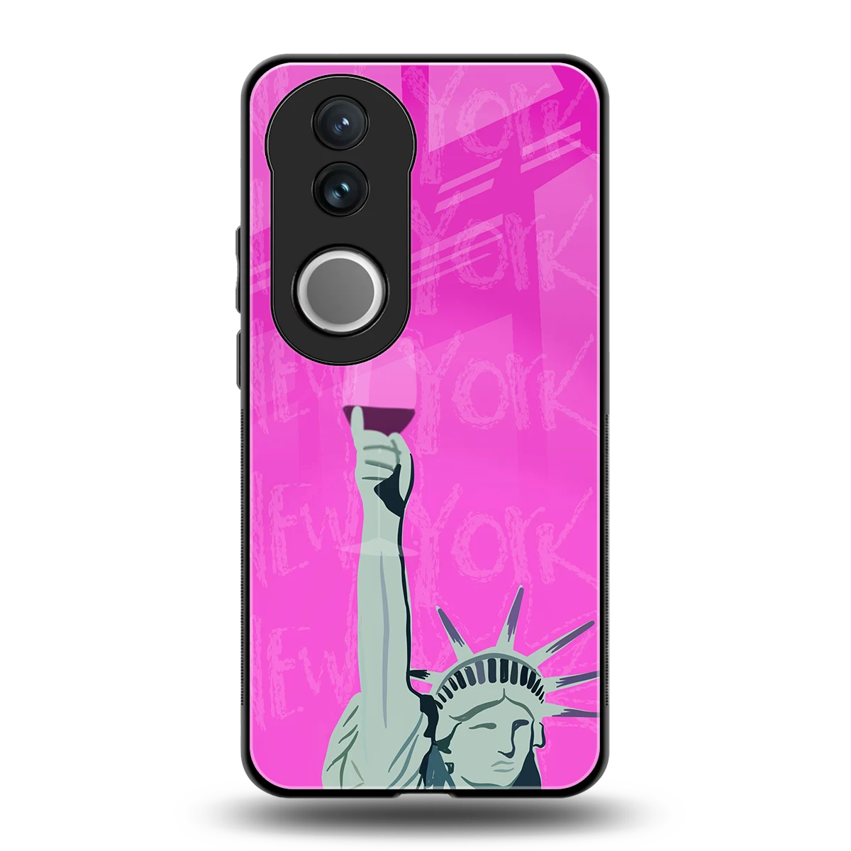 Freedom Toast back phone cover | glass case for vivo v50