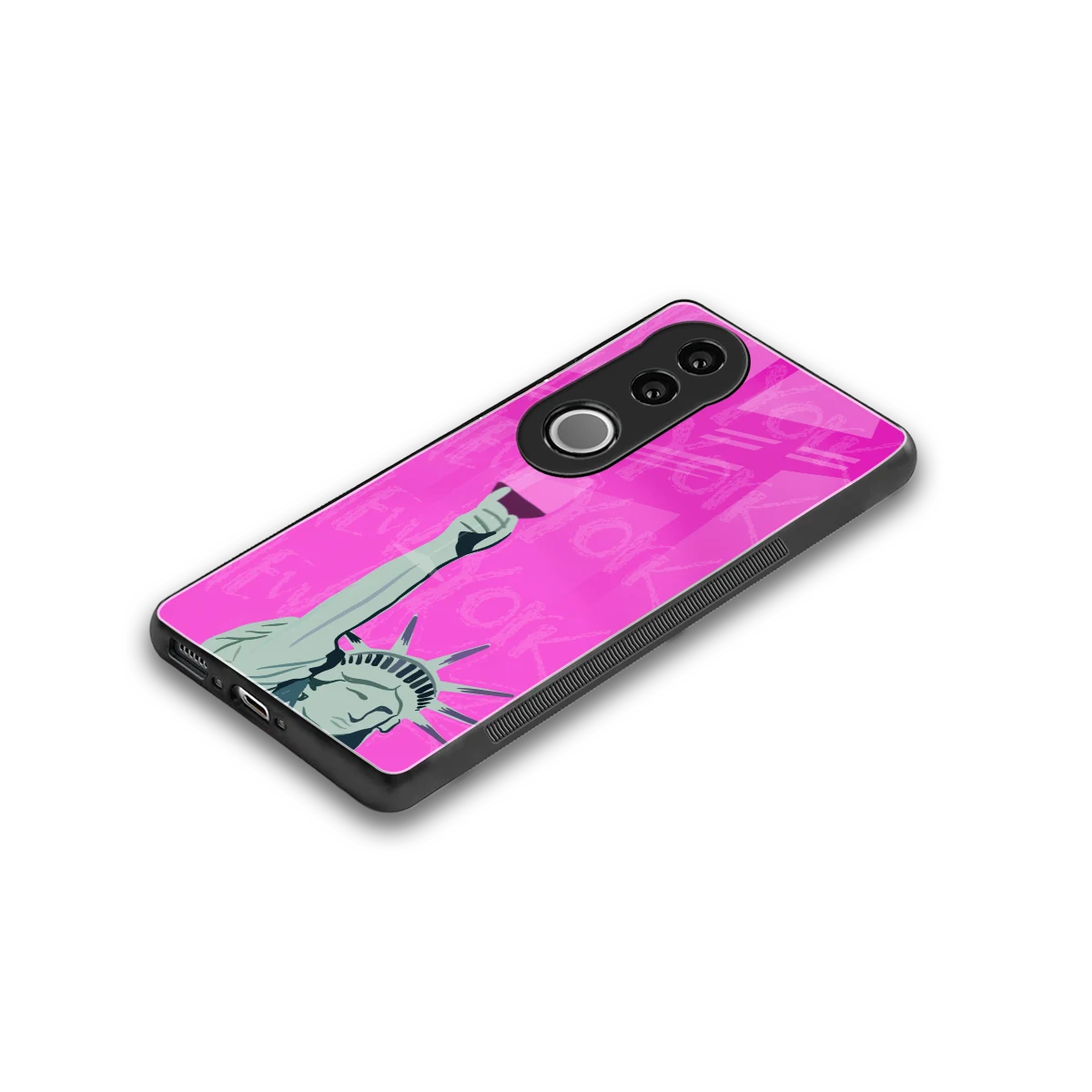 Freedom Toast stylish phone case for vivo v50 | glossy glass and slim fit