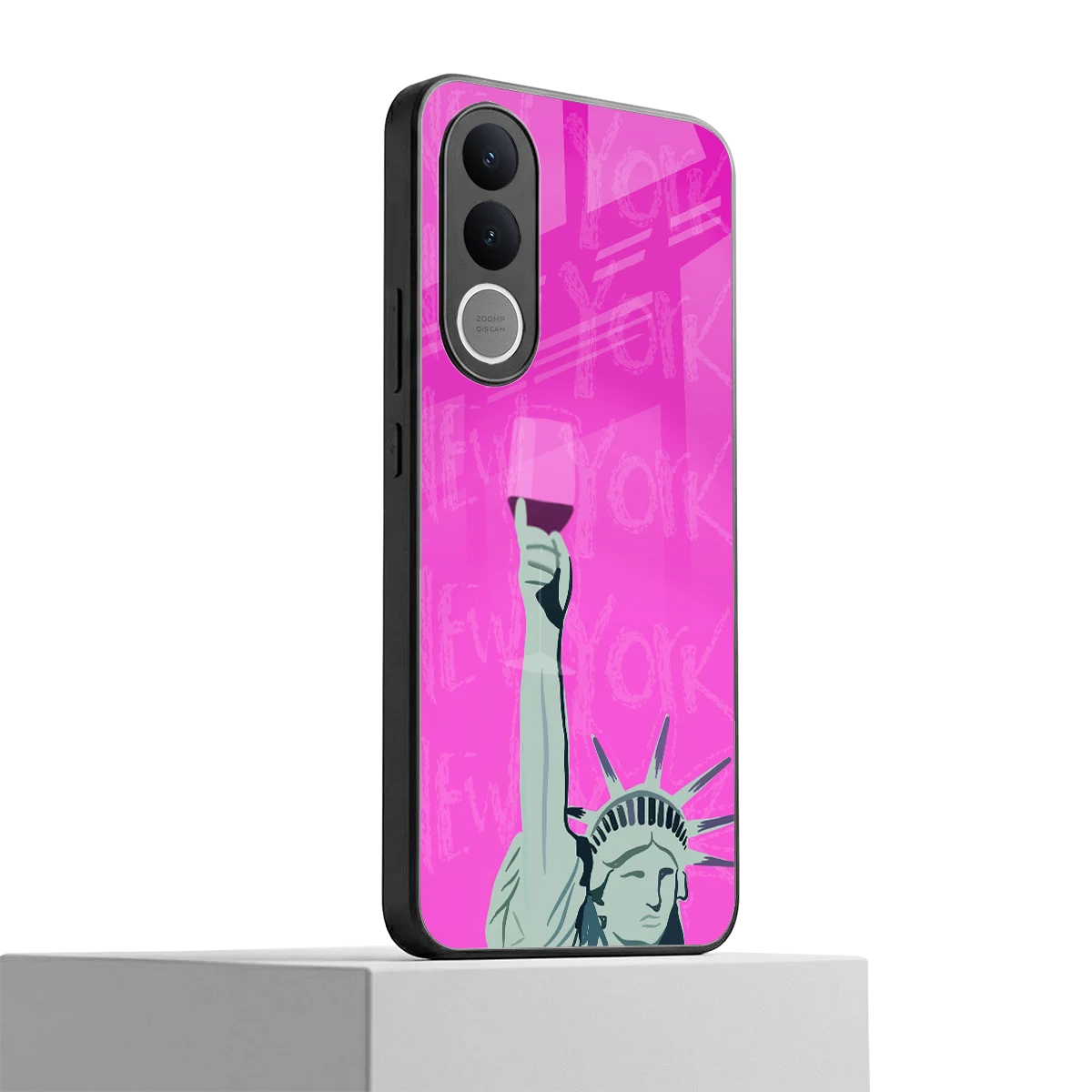 Freedom Toast vivo v70 fe mobile cover | shockproof glass phone case