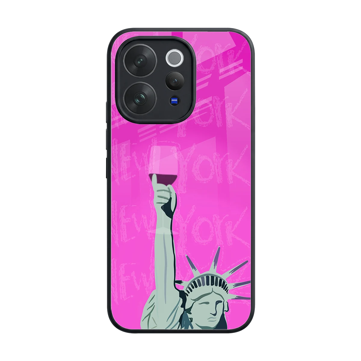 Freedom Toast back phone cover | glass case for vivo v70