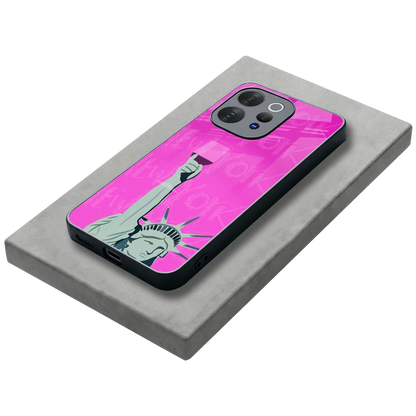 Freedom Toast stylish phone case for vivo v70 | glossy glass and slim fit