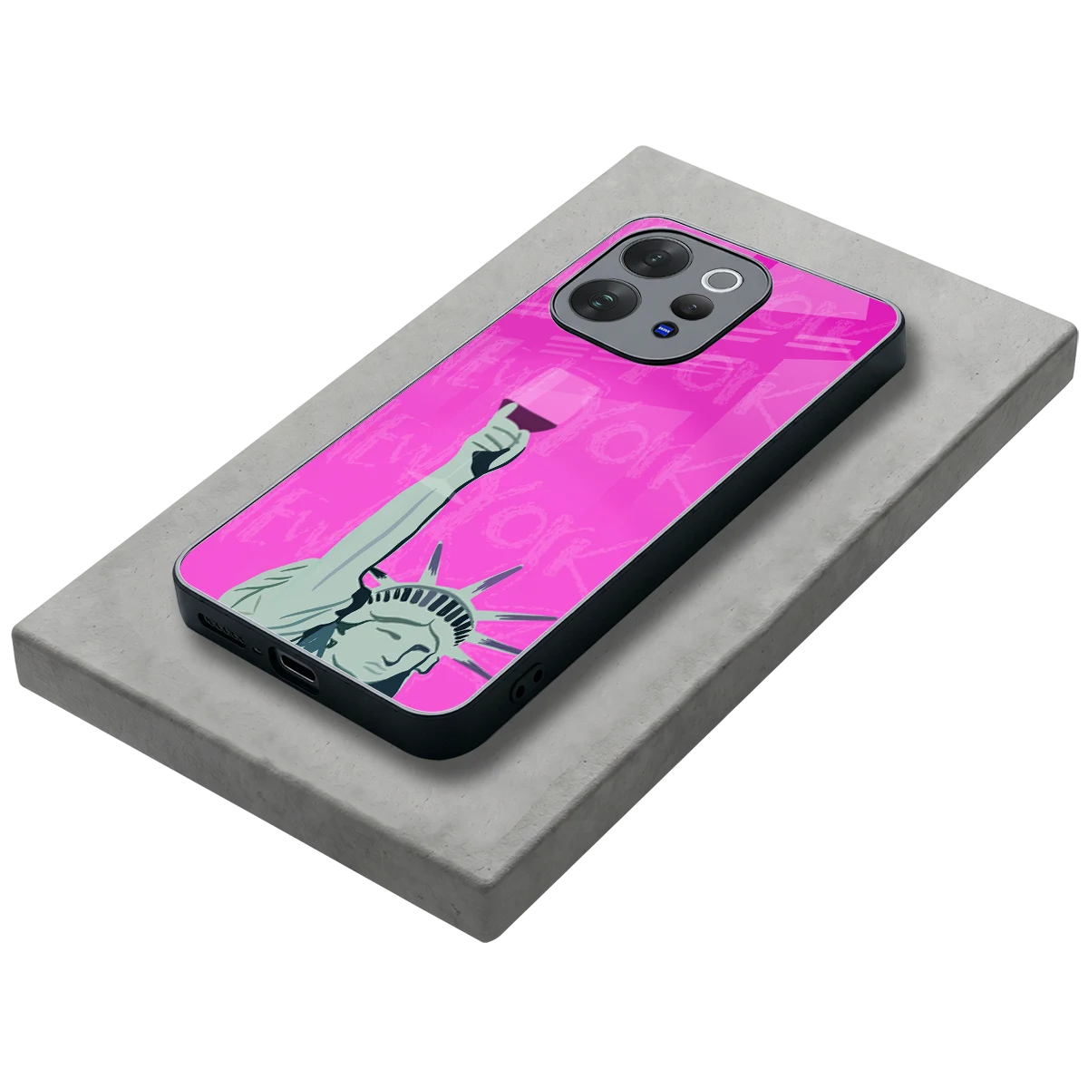 Freedom Toast stylish phone case for vivo v70 elite | glossy glass and slim fit