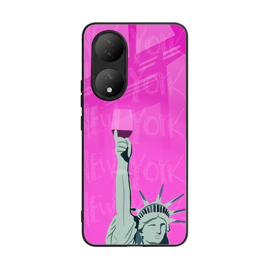 Freedom Toast back phone cover | glass case for Vivo-y100