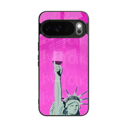 Freedom Toast back phone cover | glass case for google pixel 10 pro