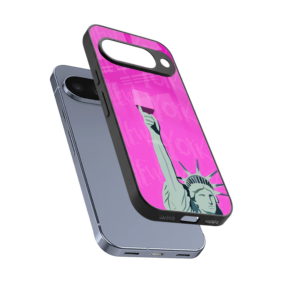 Freedom Toast sleek google pixel 10 cover with tempered glass back and TPU edges