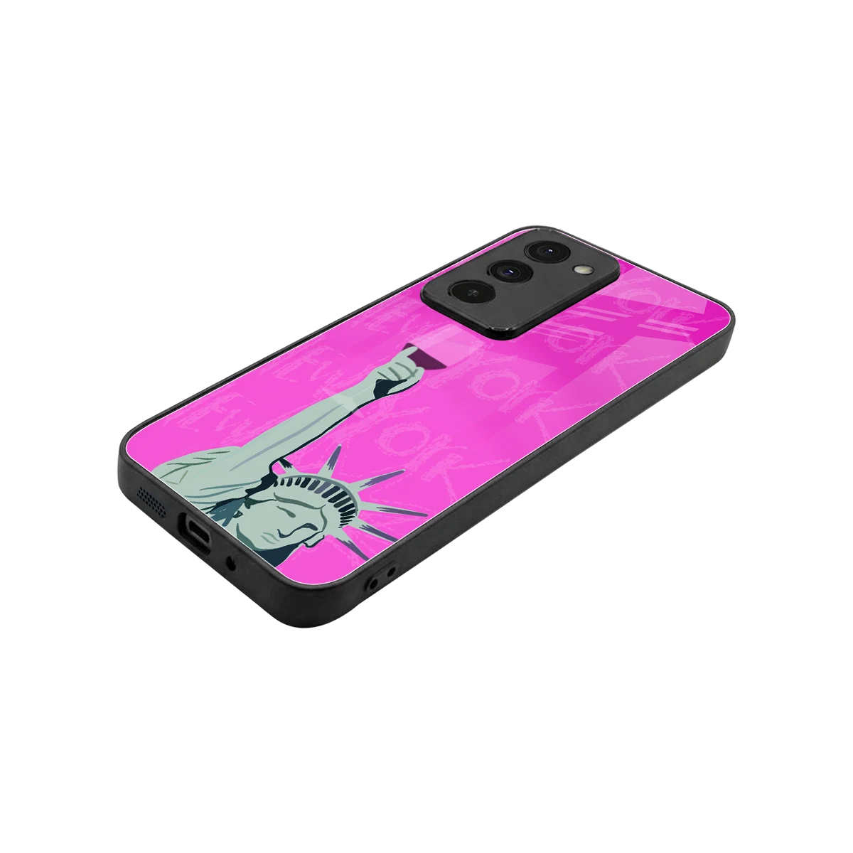 Freedom Toast stylish phone case for redmi 15 5g | glossy glass and slim fit