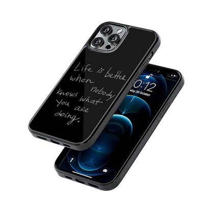 Protective Glass Back Phone Case Compatible with iPhone, Samsung, OnePlus, Pixel & More