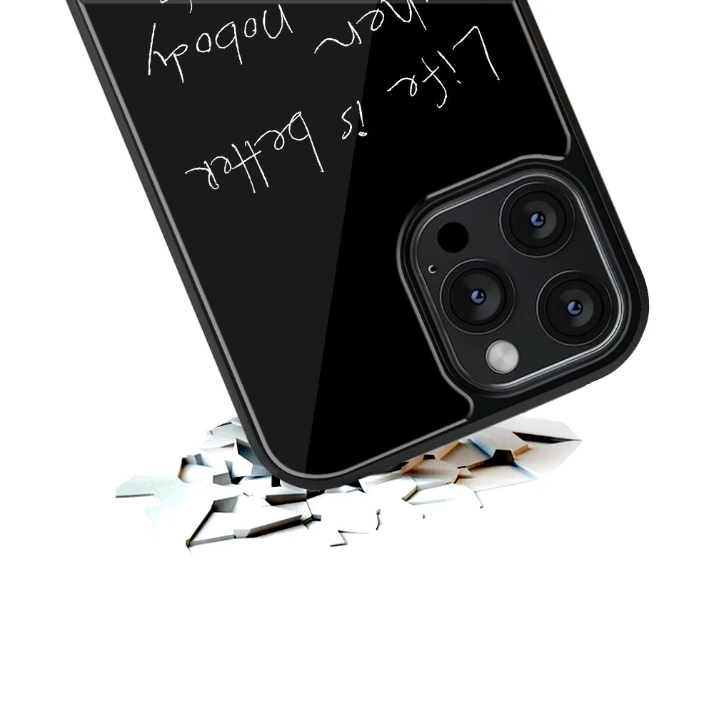 Durable Glass Back Mobile Case for iPhone, Samsung, OnePlus, Google Pixel, Redmi, Vivo, Oppo