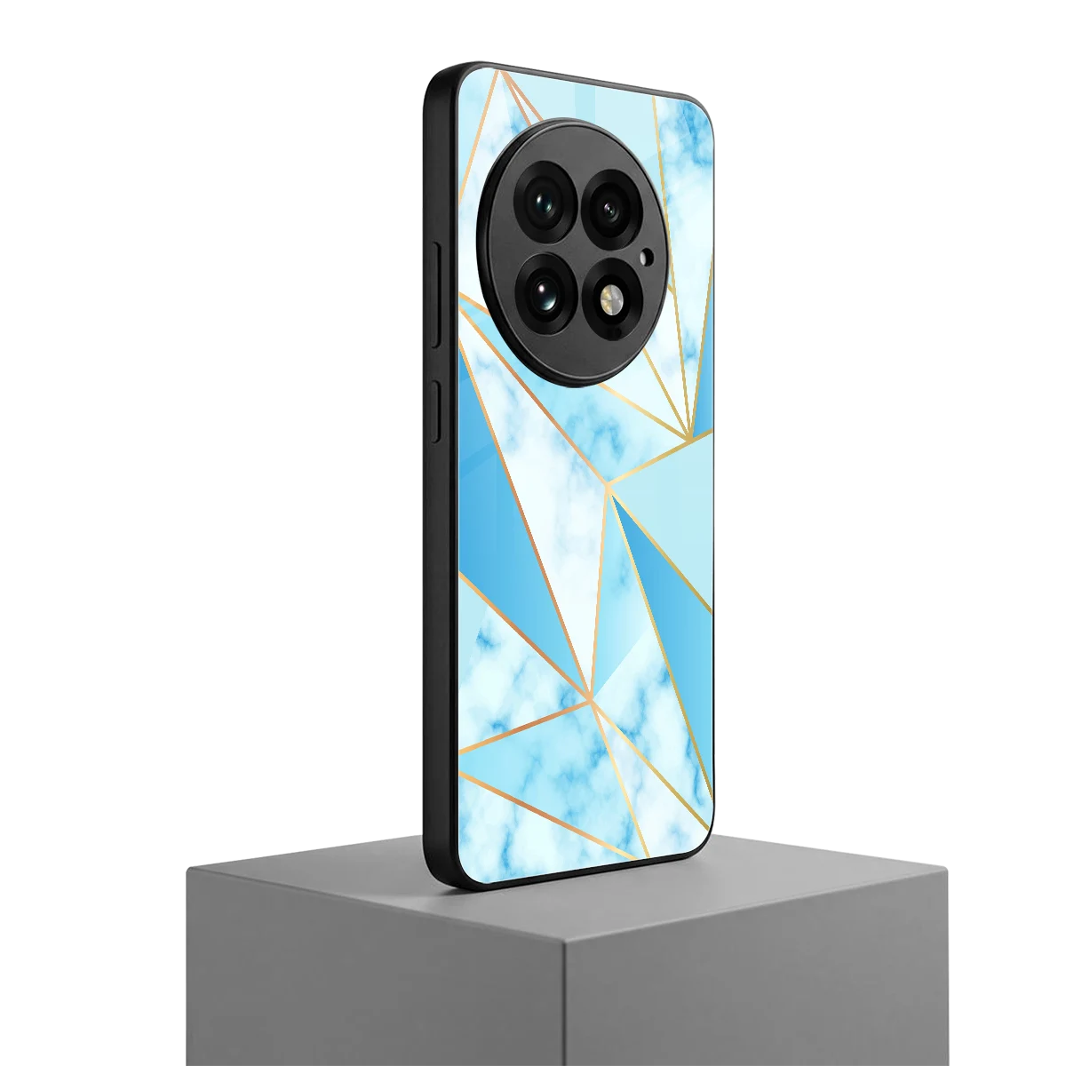 French Marble oneplus 13 mobile cover | shockproof glass phone case