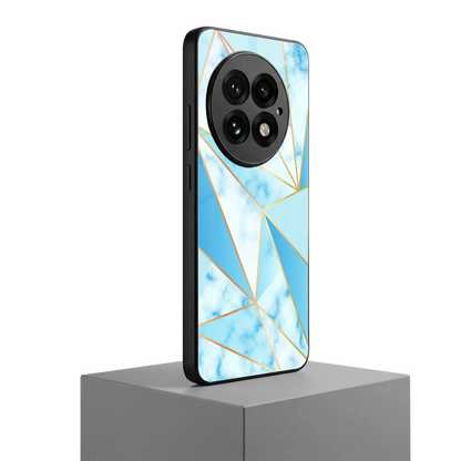 French Marble oneplus 13 mobile cover | shockproof glass phone case