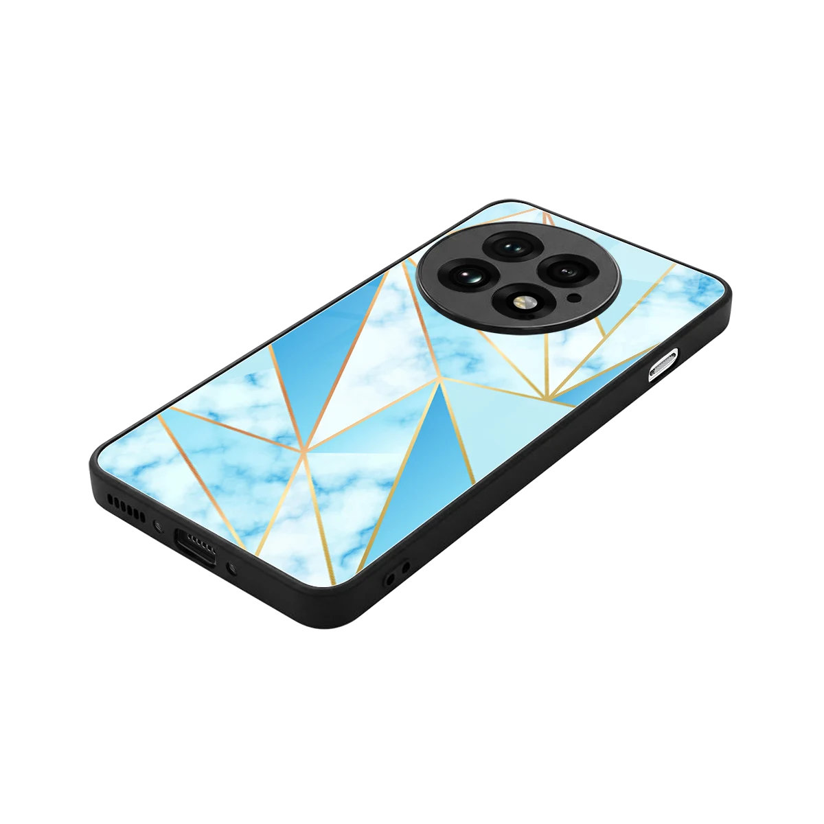 French Marble stylish phone case for oneplus 13 | glossy glass and slim fit