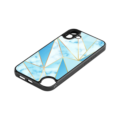 French Marble stylish phone case for cmf nothing phone 1 | glossy glass and slim fit