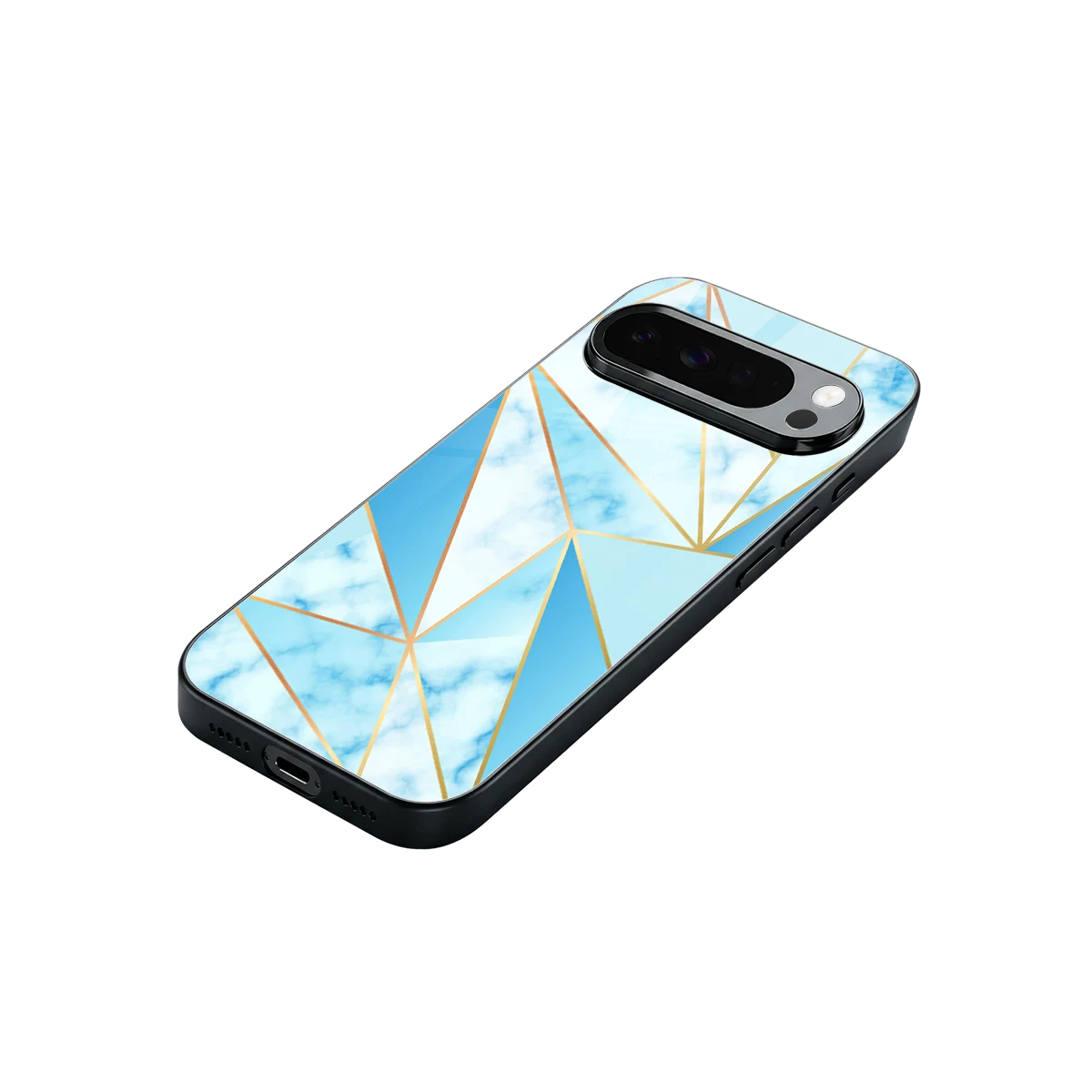 French Marble stylish phone case for google pixel 10 pro xl | glossy glass and slim fit