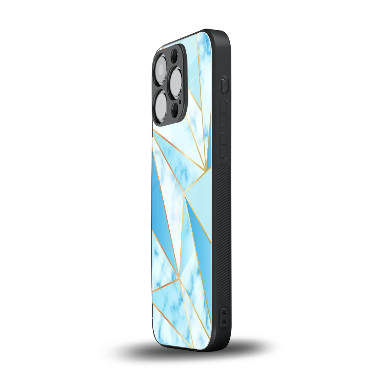 French Marble iphone 12 pro mobile cover | shockproof glass phone case