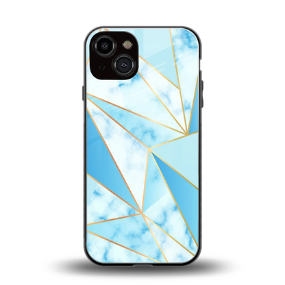 French Marble back phone cover | glass case for iphone 13