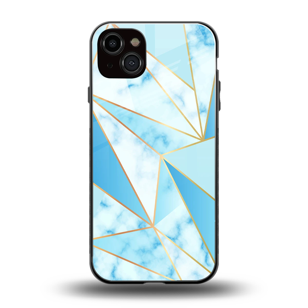 French Marble back phone cover | glass case for iphone 14 plus