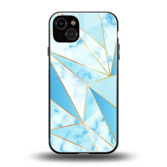 French Marble back phone cover | glass case for iphone 14 plus
