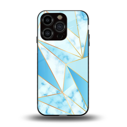 French Marble back phone cover | glass case for iphone 15 pro