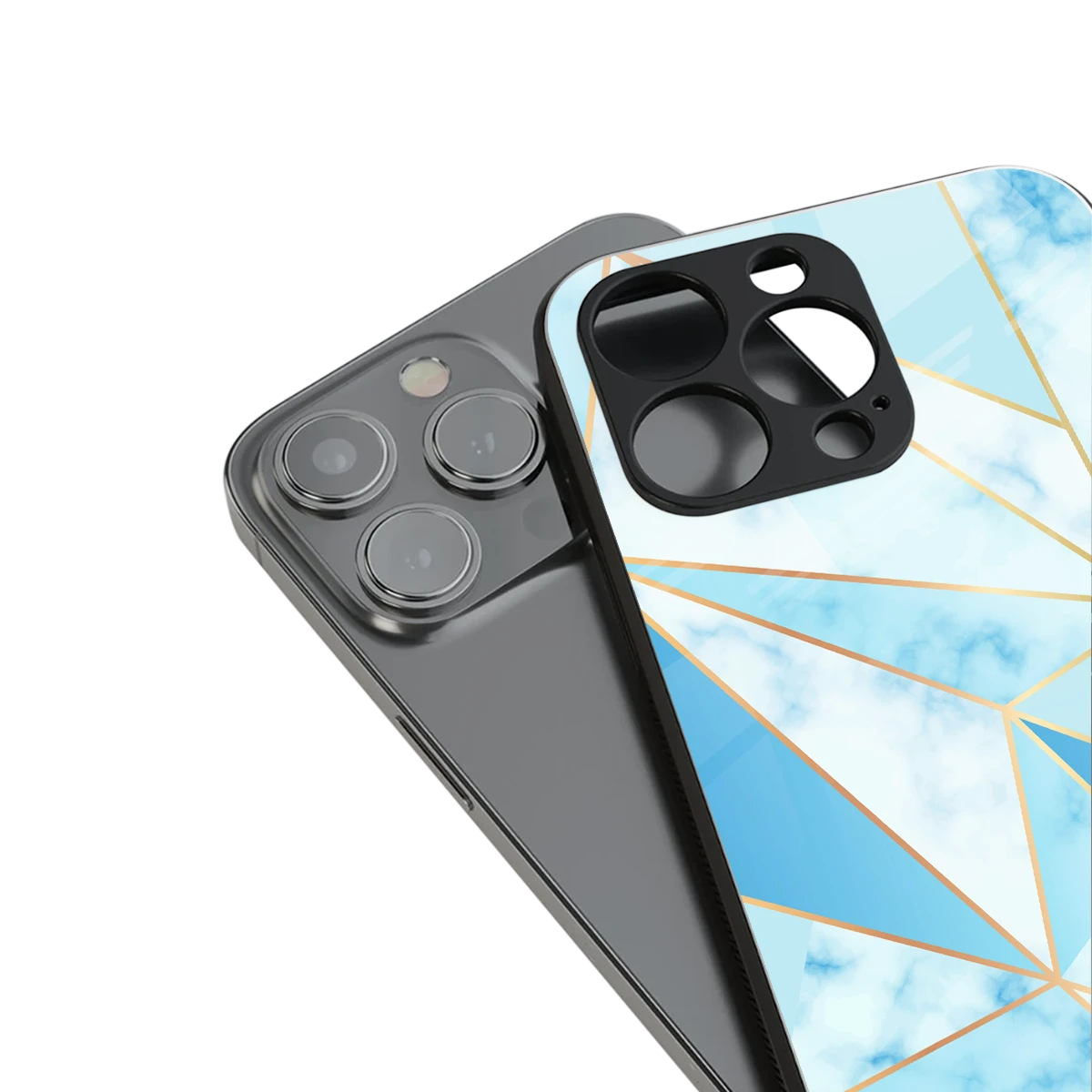 French Marble stylish phone case for iphone 15 pro max | glossy glass and slim fit