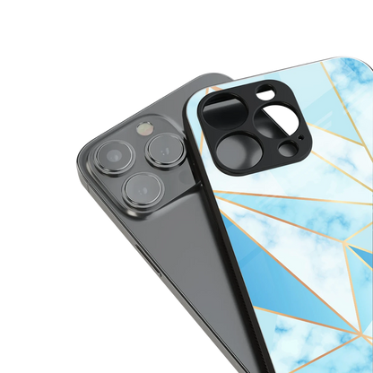 French Marble stylish phone case for iphone 15 pro max | glossy glass and slim fit